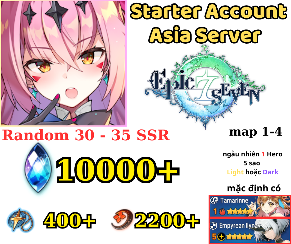 [ASIA]Epic Seven 10K Skystone - empyrean ilynav  + Tamarine